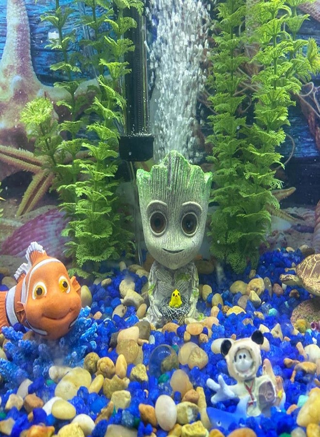 SLOCME Aquarium Groot Air Bubbler Stone Decorations - with Standard Tubing and Fish Tank Air Stone Set - Image 4